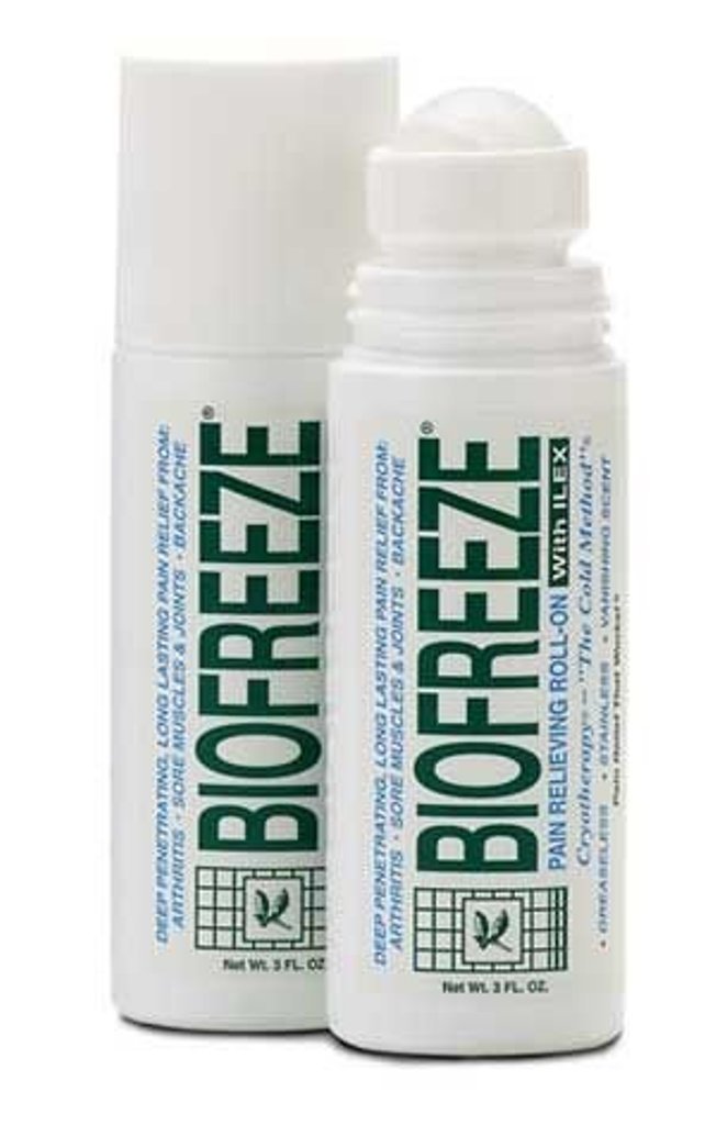 Biofreeze for Arthritis & Muscle Pain Relief (3 oz roll-on) TWO BOTTLES