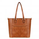 Women's Leather Handbags/Shoulder Tote (Brown)