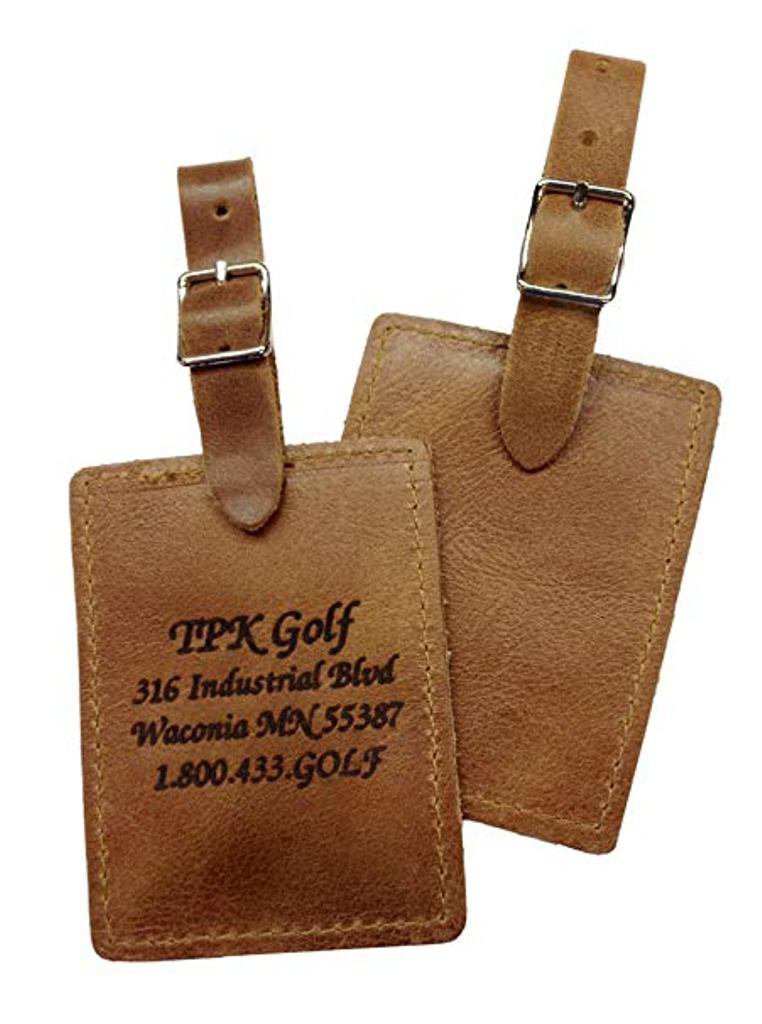 Personalized Leather Luggage Tags (1) Rectangular