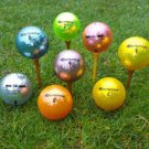 6 Chromax multicolored golf balls.....SIX ONLY