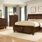 B3169 – Barrington 5 Pcs Dark Cherry Panel Bedroom Set (Cal King)