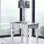T1840 – Sophie Silver Mirrored Living Room End Table