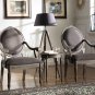 KF0025 – Khloe 3 Pcs Living Room Accent Arm Chair Set (Antique Gray)