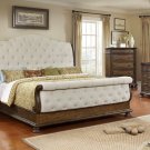 B1880 – Adele Sleigh Weathered Oak Bedroom 5 Pcs Set (Queen)