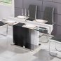 ME02 – Marilyn 5 Pcs Rectangular Dining Set (Grey)