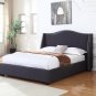 386 Platform Bed California King (Charcoal)