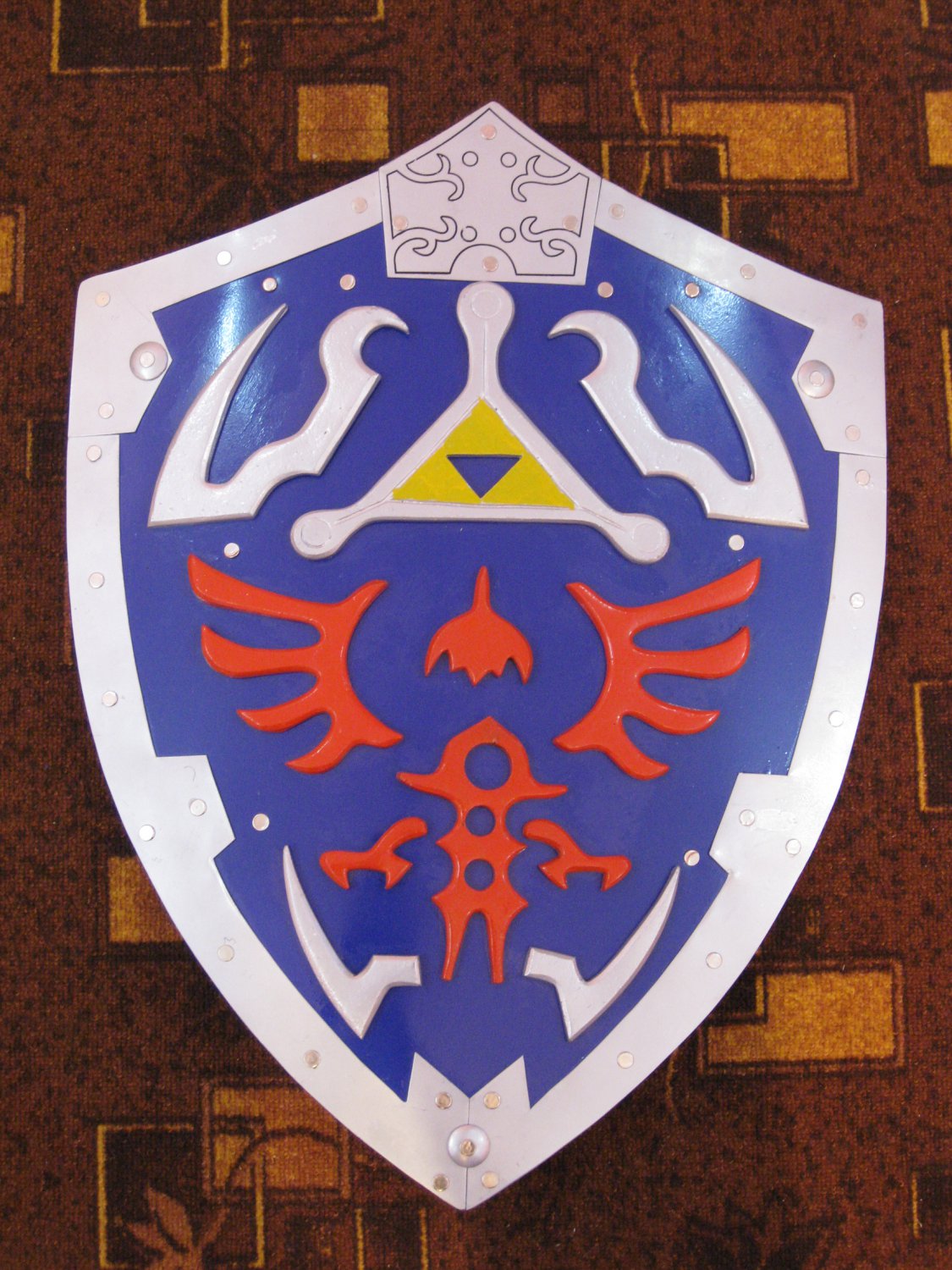 Legend Of Zelda Hylian Shield With Wall Plaque