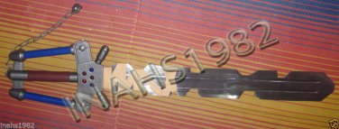 Kingdom Hearts Sora Fenrir Keyblade With Display Wooden Stand