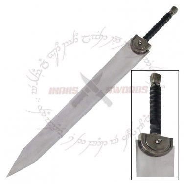Berserk Guts Dragon Slayer Sword With Display Wooden Stand