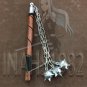 Mace Spiked 3 Ball Morning Star Medieval Fighting Weapon
