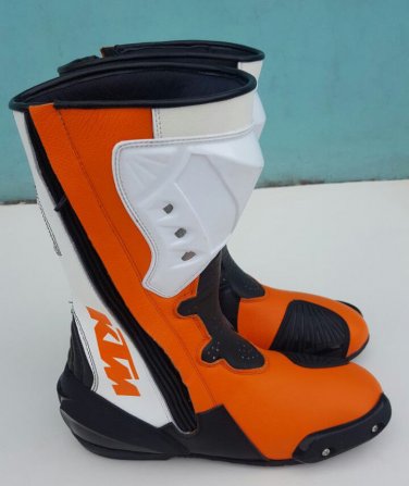 KTM Men's Motorcycle Boots Riding Leather Boots