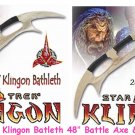 2 Pcs Star Trek Klingon Batleth 48" +  24" Star Trek Klingon Battle Axe