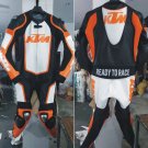 KTM Leather Motorcycle Racing Suit ( Cowhide Leather ) All Size