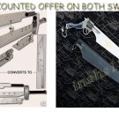 Advent Children Buster Sword + FUNCTIONAL Gunblade Swords W / Stands