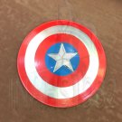 Captain America Movie Shield Red 22" with Display Wall Plaque