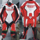 Ducati Leather Motorcycle Racing Suit ( Cowhide Leather ) All Size