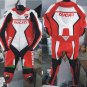 Ducati Leather Motorcycle Racing Suit ( Cowhide Leather ) All Size