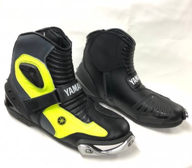 YAMAHA Motorcycle Boots Riding Leather 