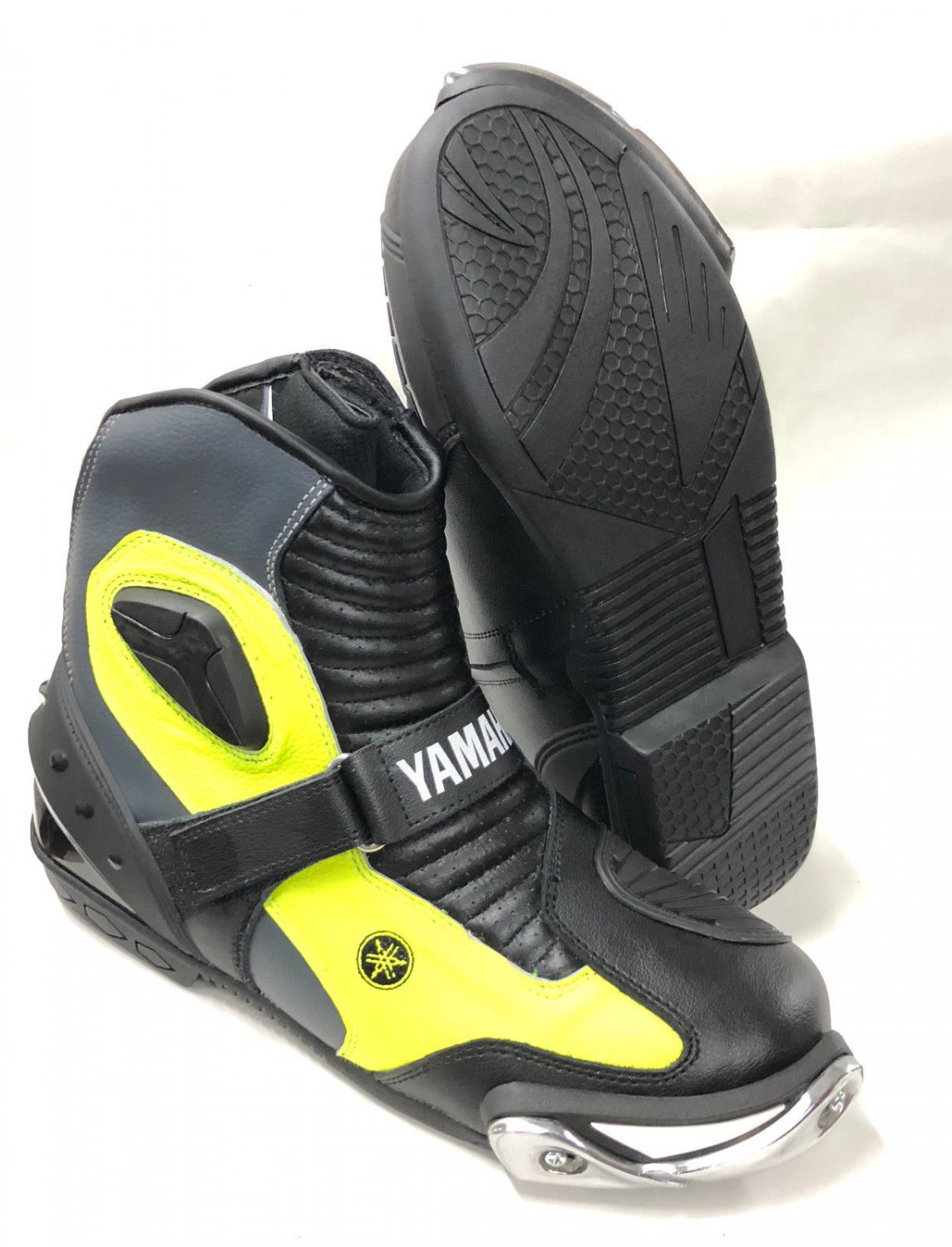 YAMAHA Motorcycle Boots Riding Leather Boots All Size Available