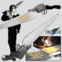 Final Fantasy LIONHEART GunBlade Sword With Sheath + Wooden Display Stand