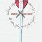 KING ARTHUR EXCALIBUR SWORD INSCRIBED FULL TANG STEEL BLADE Comes With Stand