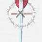 KING ARTHUR EXCALIBUR SWORD INSCRIBED FULL TANG STEEL BLADE Comes With Stand