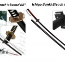 Final Fantasy Masamune Sephiroth's Sword 68" + Ichigo Banki Bleach Anime 68"