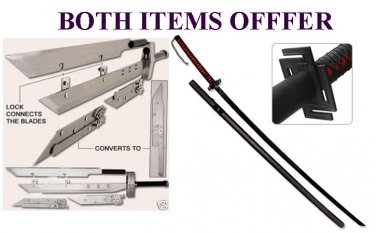Multi Advent Children Buster Sword +  Ichigo Banki Bleach Anime Sword 68"