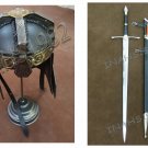 Gimli Helmet FROM LOTR + Aragorn Strider Sword with knife