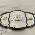 AEW World Championship Wrestling Replica Leather Belt AEW World Championship Wrestling Replica Leather Belt