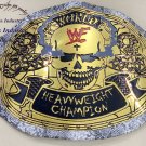 WWF Smoking Skull World Heavyweight Wrestling Champion Belt SNAKE SKIN
