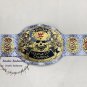 WWF Smoking Skull World Heavyweight Wrestling Champion Belt SNAKE SKIN