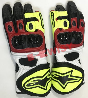 Top Quality Motorbike Original Leather Gloves full Protected