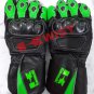 Kawasaki Top Quality Motorbike Original Leather Gloves full Protected