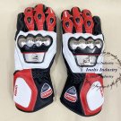 Ducati Top Quality Motorbike Original Leather Motorcycle Gloves full Protected