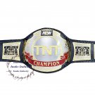 AEW TNT Championship Title Wrestling Leather Belt 4mm Zinc Plates
