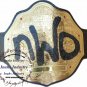 WWE NWO Spray Paint Championship Replica Title Leather WCW Belt Brass 2mm