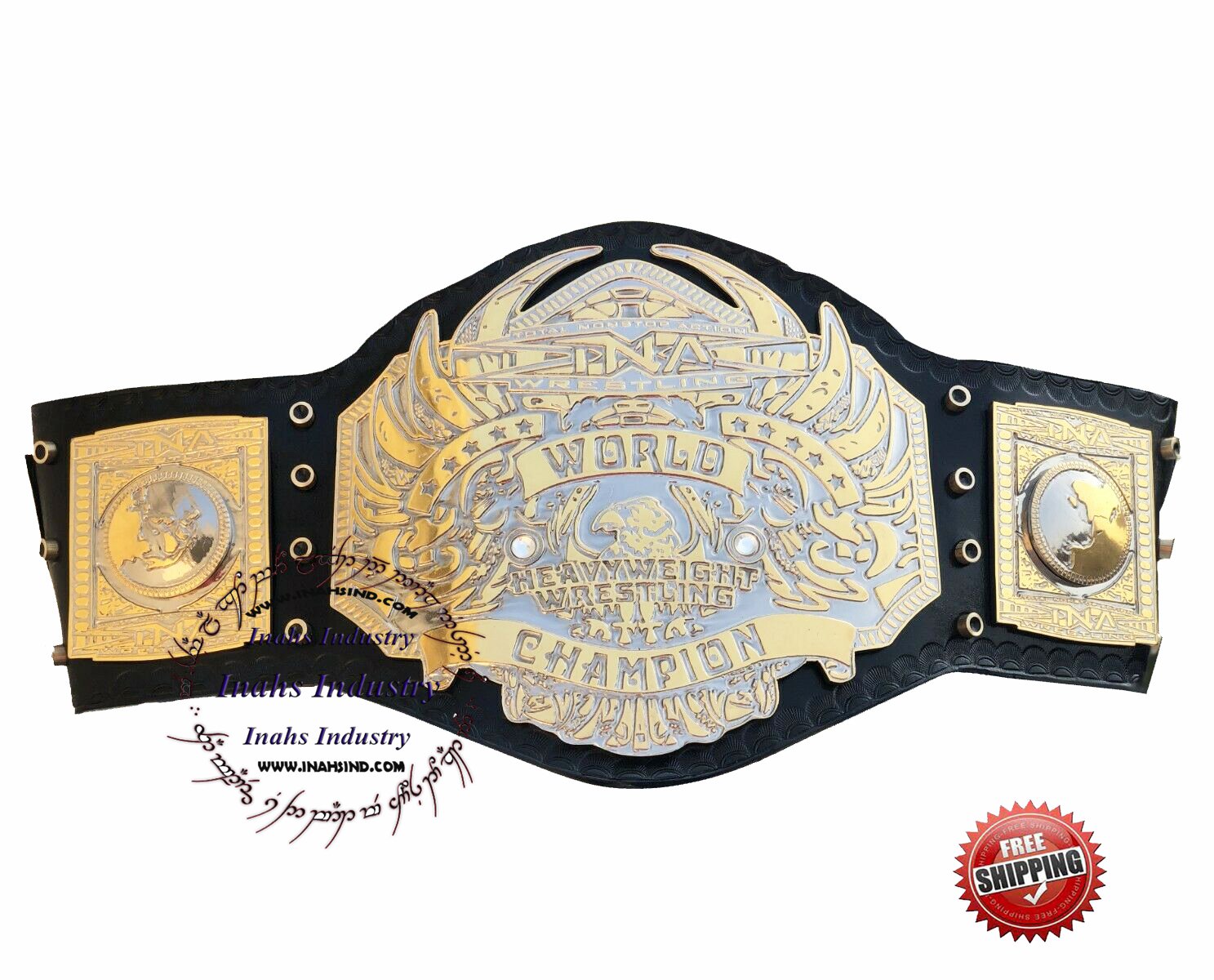 TNA World Heavyweight Championship Wrestling Dual Plating Replica Adult ...