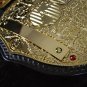 WWE Big Gold World Heavyweight Wrestling Championship Replica Belt WCW 4mm Zinc