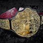 WWE Big Gold World Heavyweight Wrestling Championship Replica Belt WCW 4mm Brass Plates