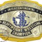 WWF Intercontinental HeavyWeight Championship Replica Wrestling Belt Yellow Leather Strap