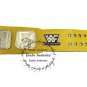 WWF Intercontinental HeavyWeight Championship Replica Wrestling Belt Yellow Leather Strap