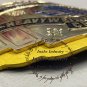 WWF Intercontinental HeavyWeight Championship Replica Wrestling Belt Yellow Leather Strap