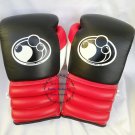 New Custom professional Red & Black Sparring gloves Real Leather