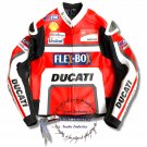 New Model Men's Ducati Motorbike Leather Motorcycle Racing Jacket