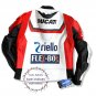 New Model Men's Ducati Motorbike Leather Motorcycle Racing Jacket