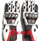 Dainese Top Quality Motorbike Original Leather Motorcycle Gloves full Protected