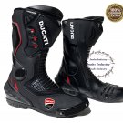 Ducati Motorbike Racing Shoes Motorcycle Leather Riding Boots for Bikers Safety Ducati Motorbike Racing Shoes Motorcycle Leather Riding Boots for Bikers Safety