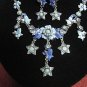 wedding jewelry bridal accessories alloy floral necklace set N577b