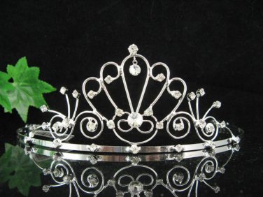 wedding tiara bride bridesmaid accessories crystal headpiece regal imperial comb 1589